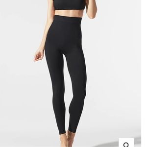 Blanqi High Waisted Postpartum Leggings Black Medium